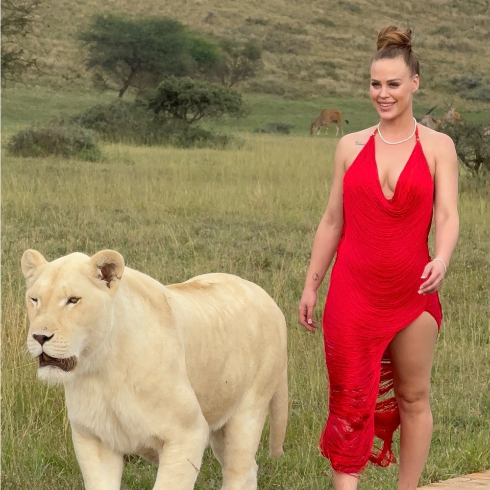 Red Backless Dress